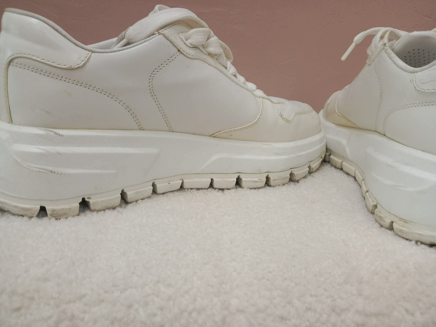 Prada Prax 01 Sneakers White Size 37.5