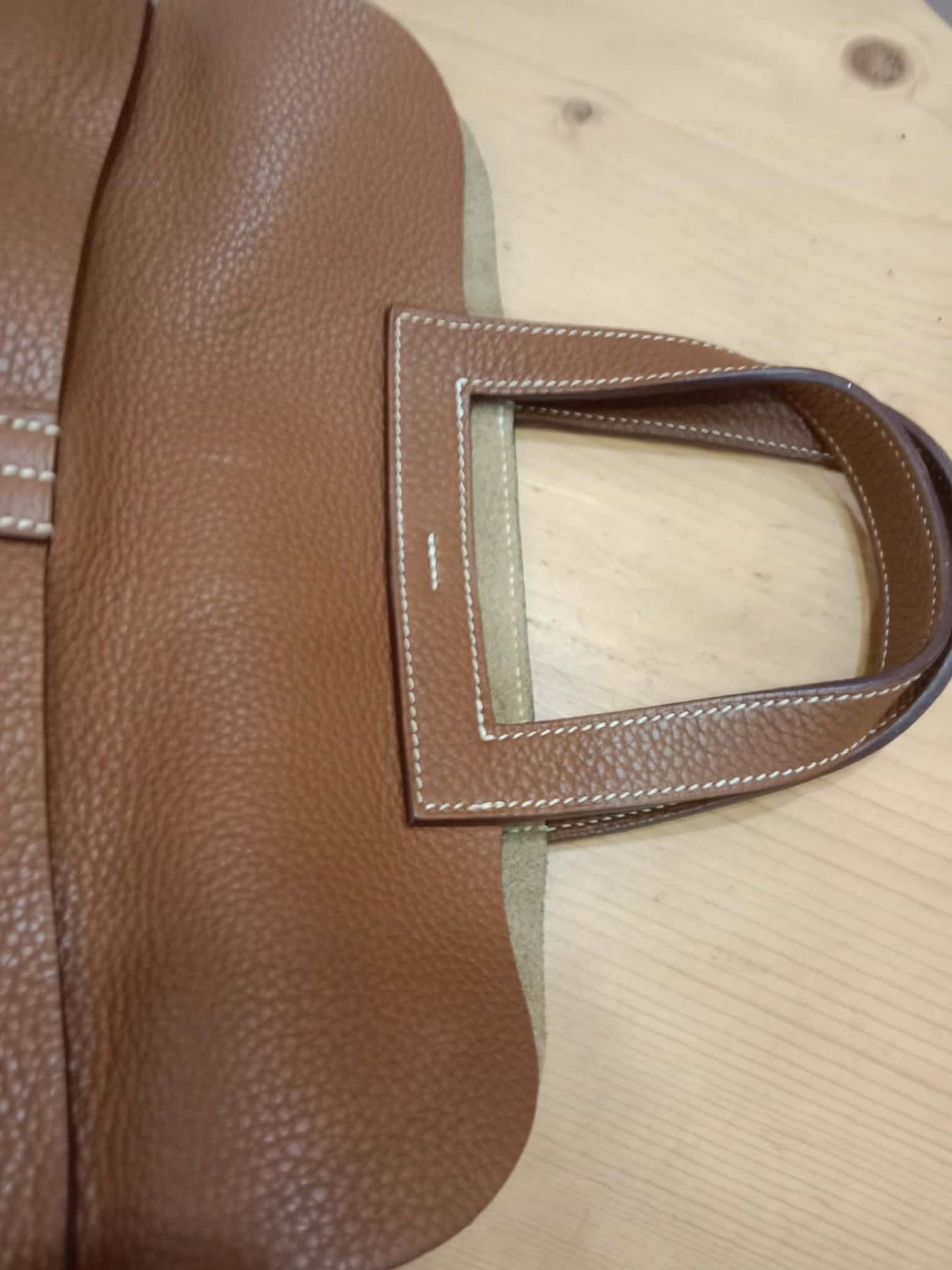 Hermes Halzan 31 Clemence Gold Stamp R 2014
