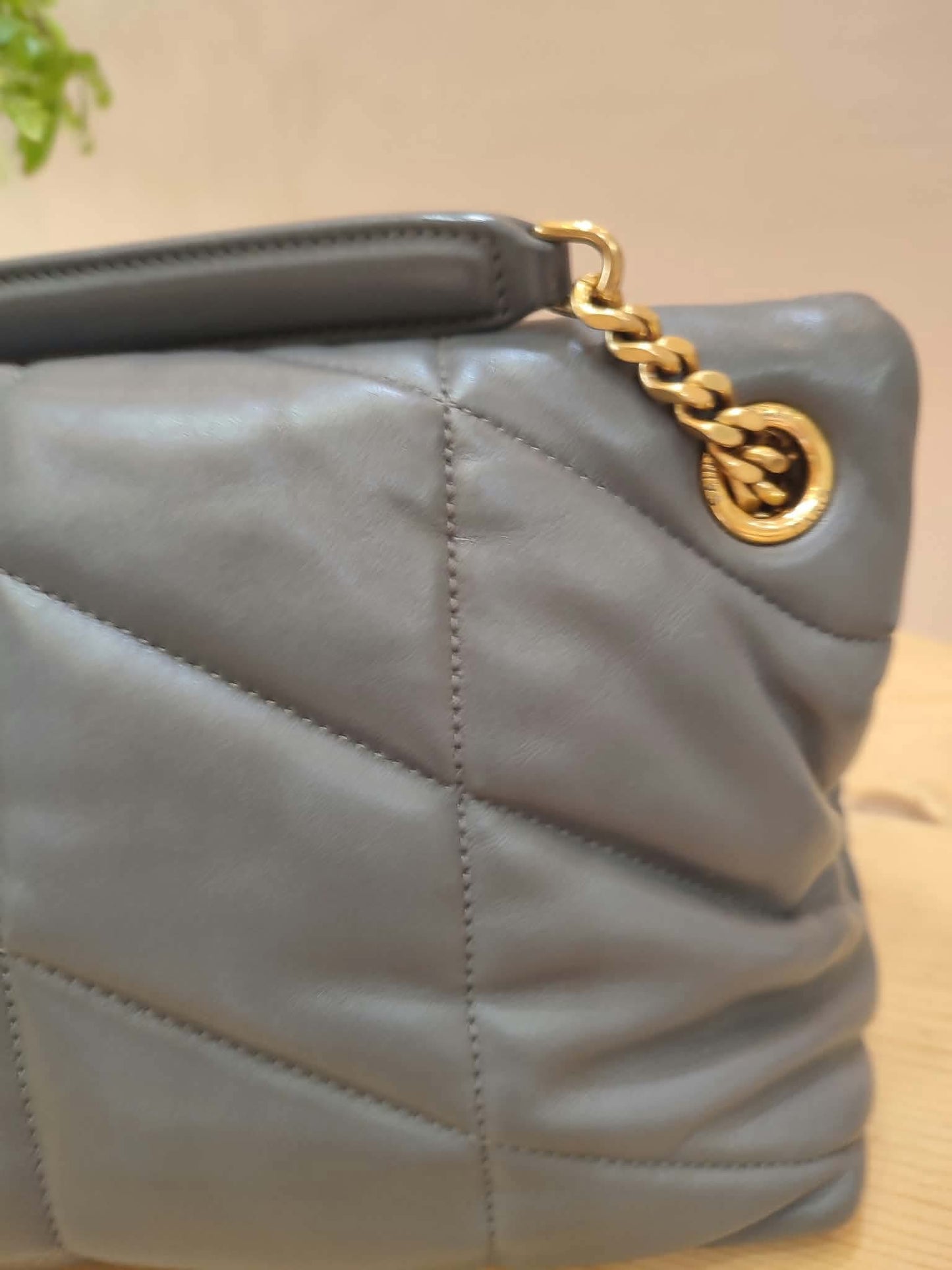 Saint Laurent Loulou Dark Gray Bag