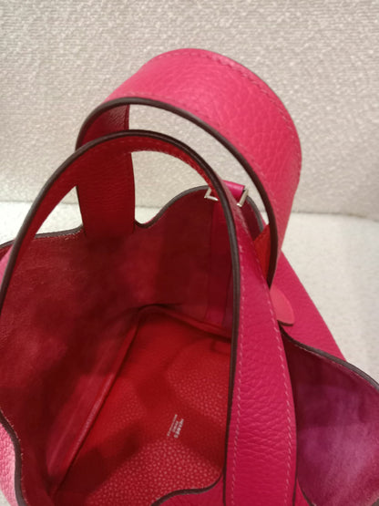 Hermes Picotin 18 Clemencec Rose Extreme Stamp Y 2020