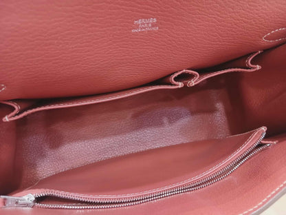 Hermes Jypserie 28 Clemence Rouge Venetian Stamp  P 2012