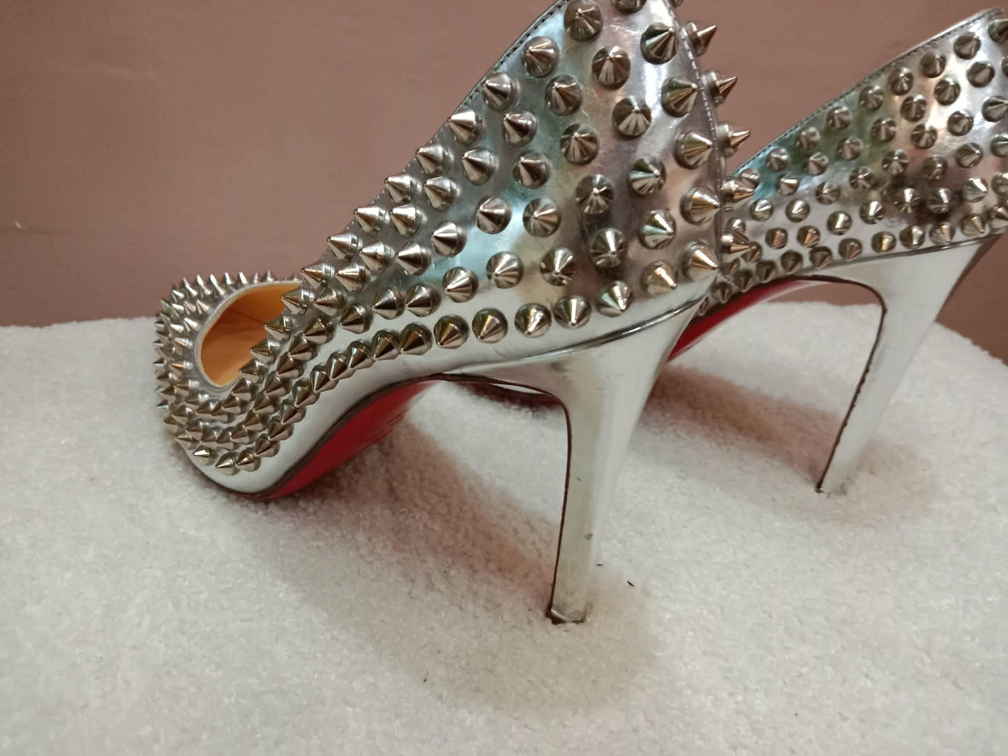 Christian Louboutin Condora Spikes Pumps Size 37