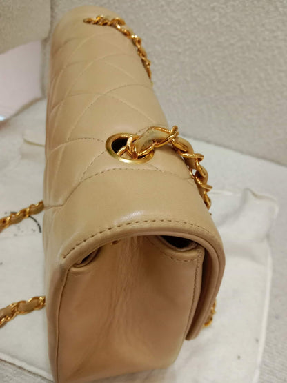 Chanel Diana Beige Lambskin Series 2