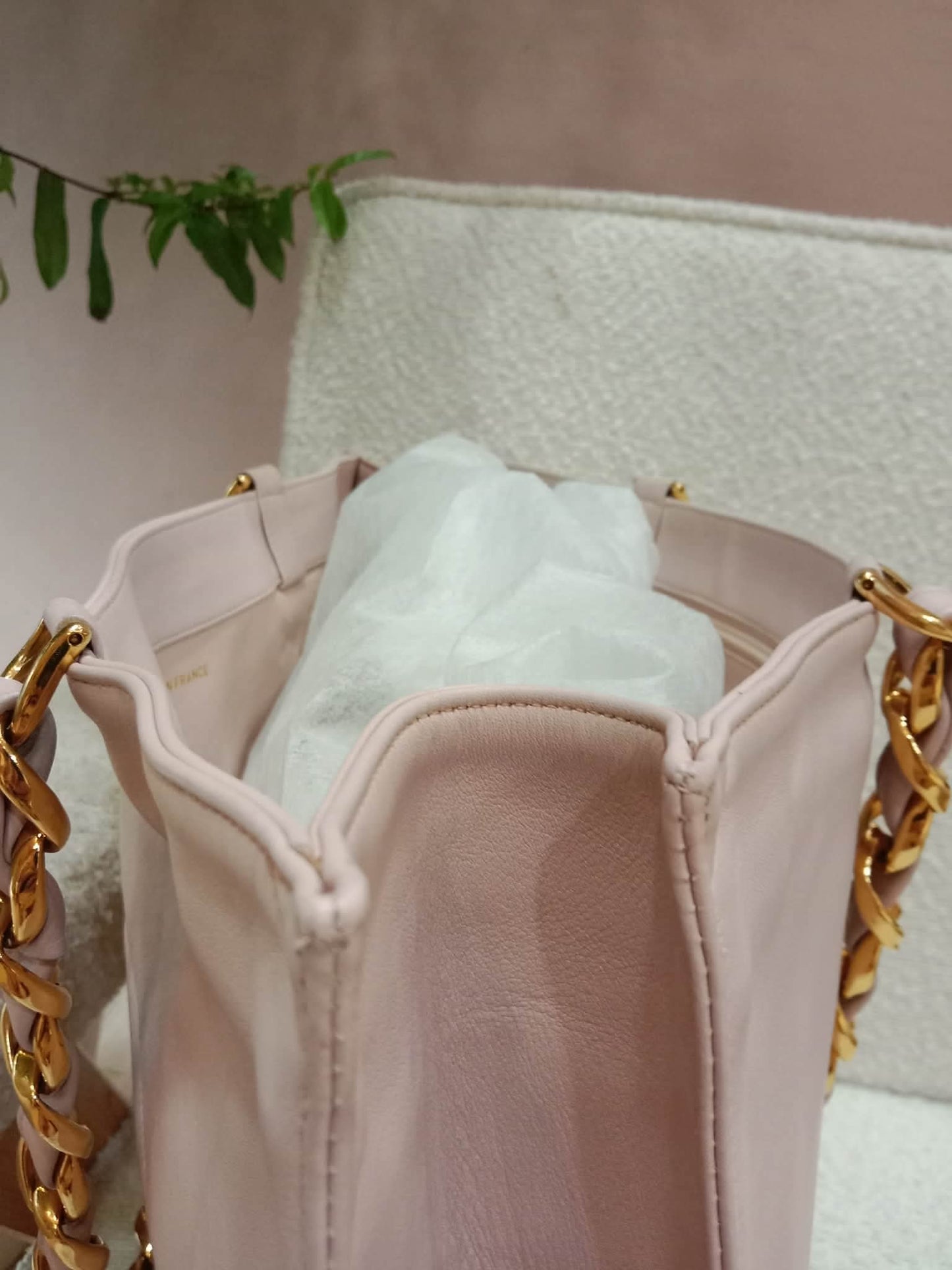 Chanel Vintage Timeless Tote Light Pink Lambskin Series 3