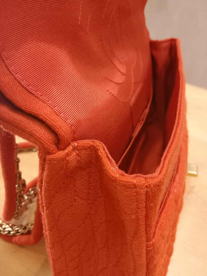 Chanel 2.55 Reissue Double Flap in Coral Jersey Fabric Series 11
