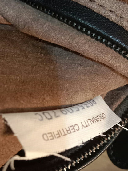 Bottega Veneta Hobo Intrecciato Bag Black
