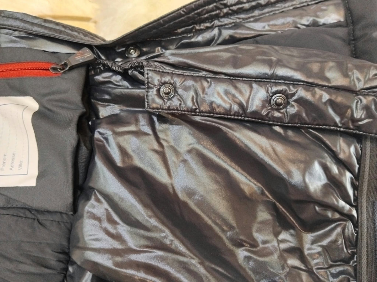 Moncler Grenoble "Cailly" Quilted Hooded Jacket in Black