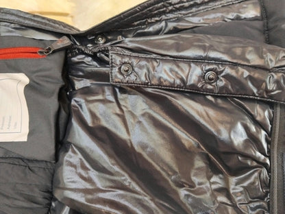 Moncler Grenoble "Cailly" Quilted Hooded Jacket in Black