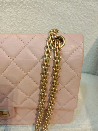 Chanel 2.55 Reissue 226 Double Flap Pink Series 27