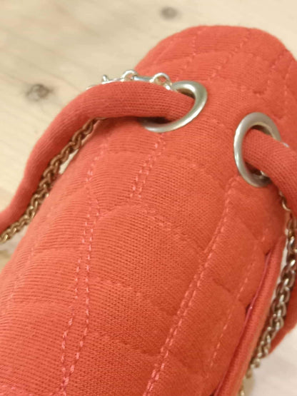 Chanel 2.55 Reissue Double Flap in Coral Jersey Fabric Series 11