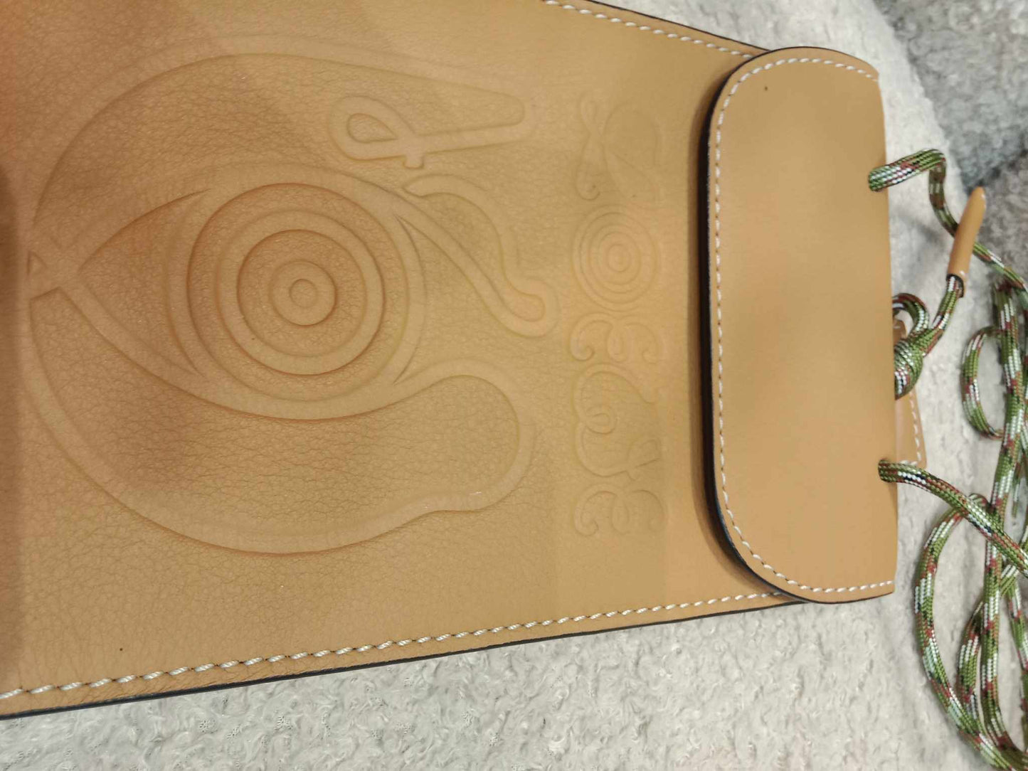 Loewe ELN Brown Wallet Neck Pouch