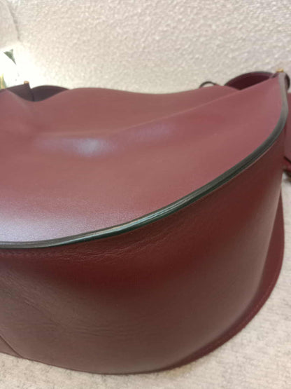Celine Pameloto Hobo Bag Burgundy