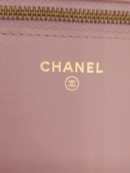 Chanel Boy Flap Wallet on Chain Crocodile Lavender Series 20