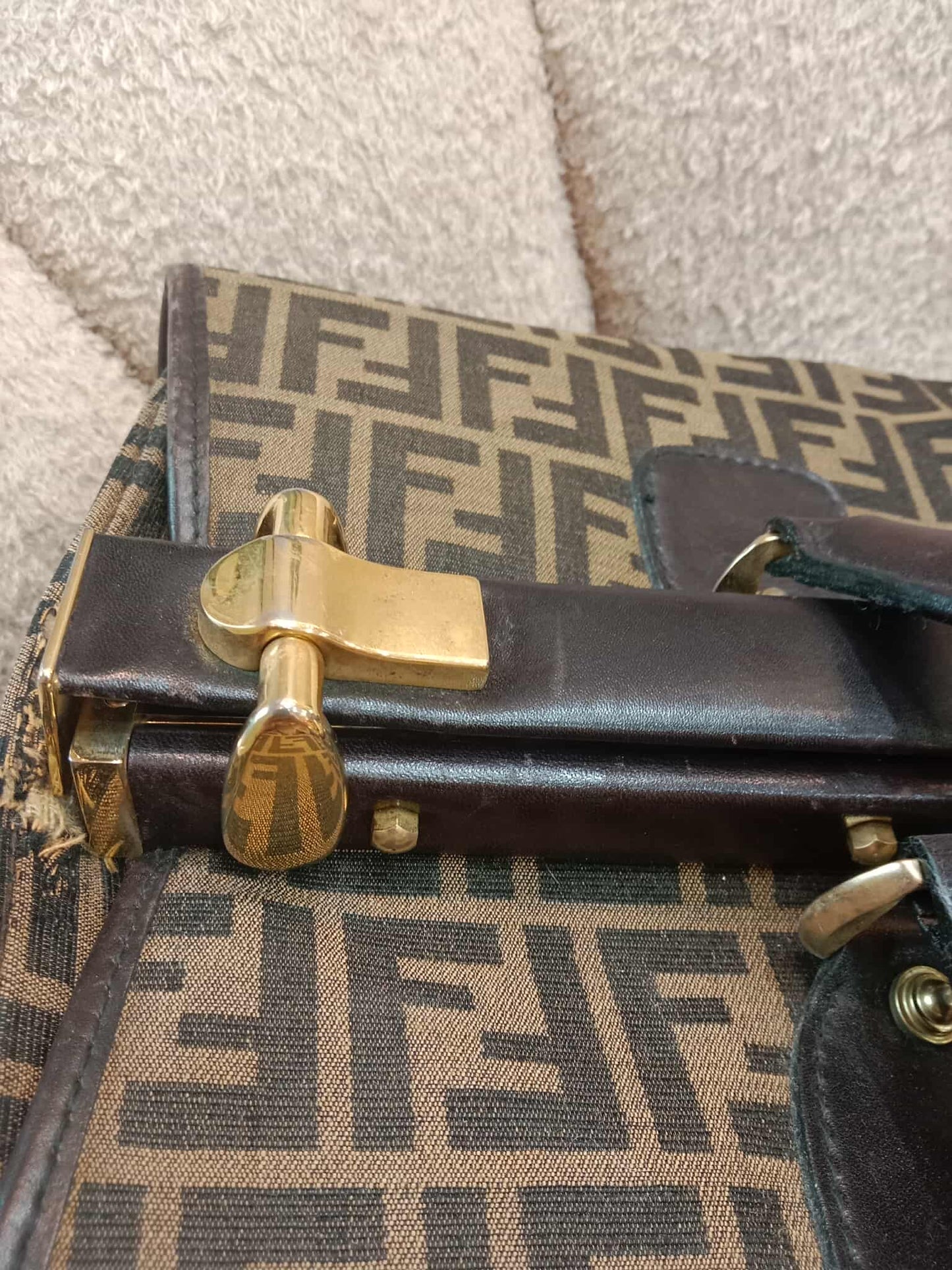 Fendi Boston Bag Brown