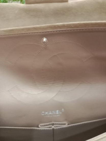 Chanel 2.55 Reissue Flap Bag Beige Suede Series 10