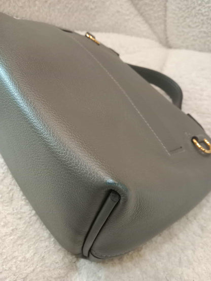 Hermes Mini 24/24 Gris Meyer Evercolor Stamp U 2022