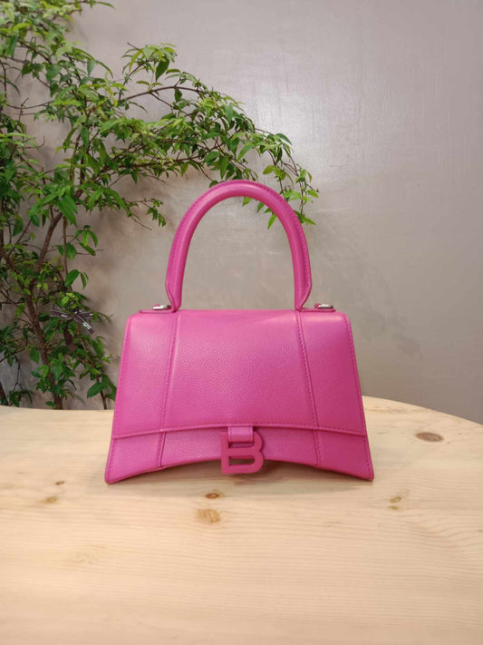 Balenciaga Hourglass Small Tophandle Pink