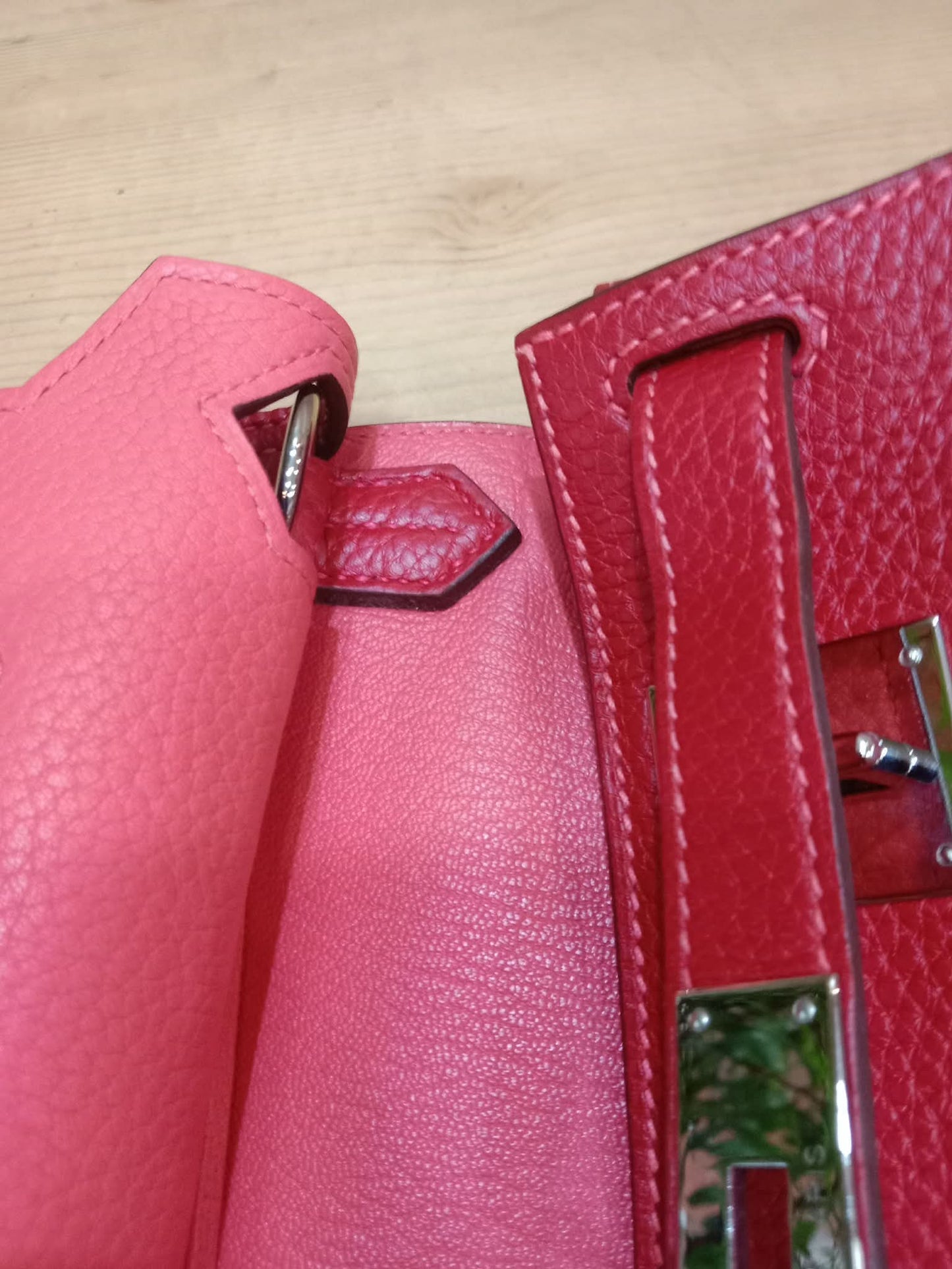 Hermes Jypserie 28 Rouge Casaque Clemence Stamp B 2023