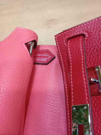 Hermes Jypserie 28 Rouge Casaque Clemence Stamp B 2023