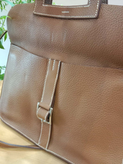 Hermes Halzan 31 Clemence Gold Stamp R 2014