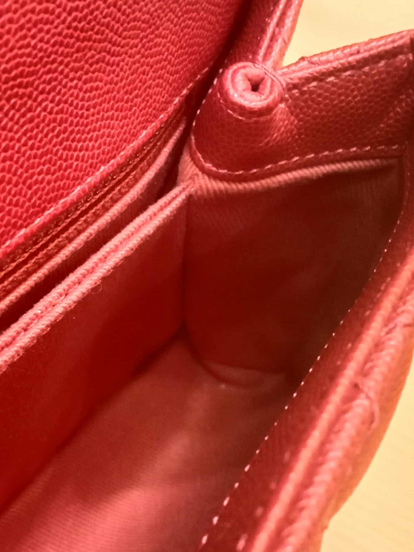 Chanel Cocohandle Caviar Red Small Series 23