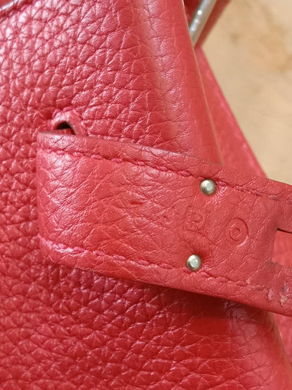 Hermes So Kelly 22 Togo Red Stamp R Square 2014