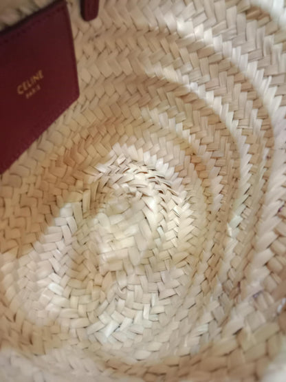 Celine Triomphe Panier Basket Purple Bag