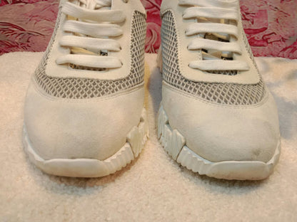 Hermes Bouncing Sneakers Gris Lulea/Blanc Colorway Size 36