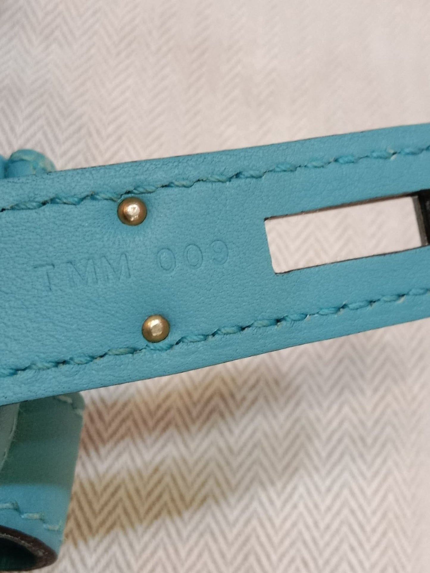 Hermes Berlin Mini Bleu Atoll Swift Stamp T 2015
