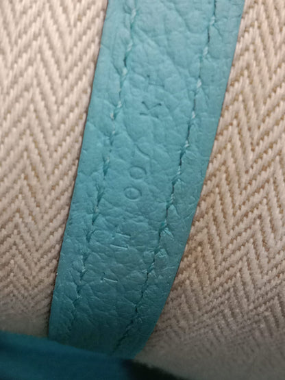 Hermes GPT 36 Bleu Atoll Clemence Stamp T 2015