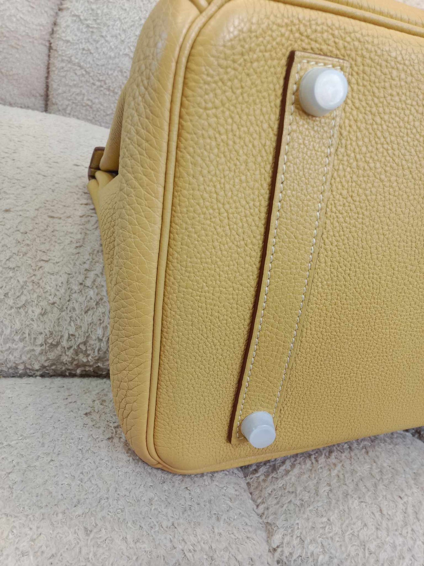 Hermes Birkin 35 Jaune Poussin Togo Stamp M Square 2009