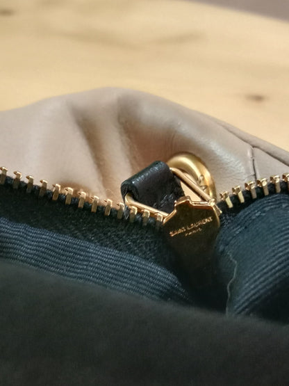 Saint Laurent Quilted Lambskin Lou Puffer Shoulder Bag