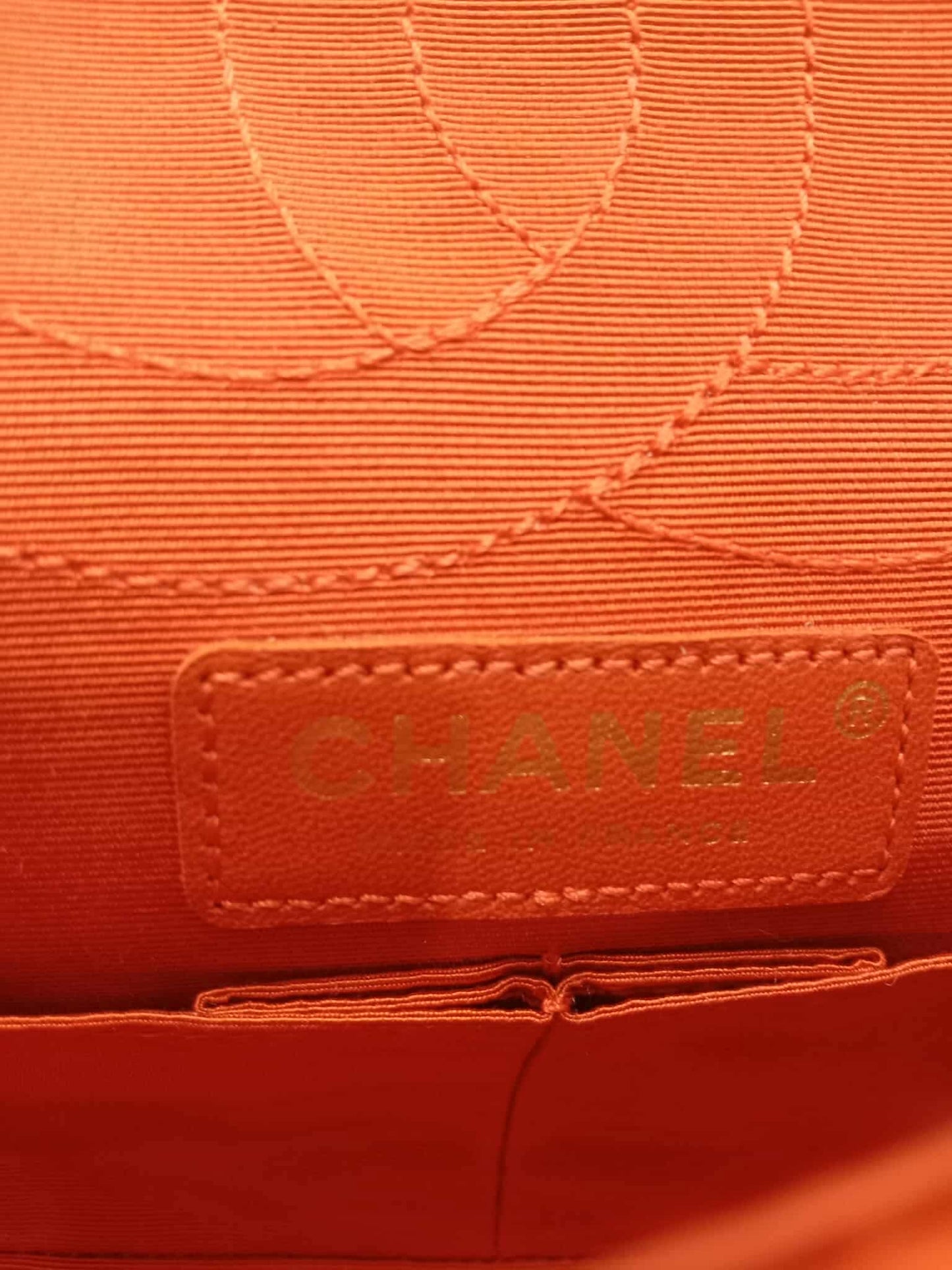 Chanel 2.55 Reissue Double Flap in Coral Jersey Fabric Series 11