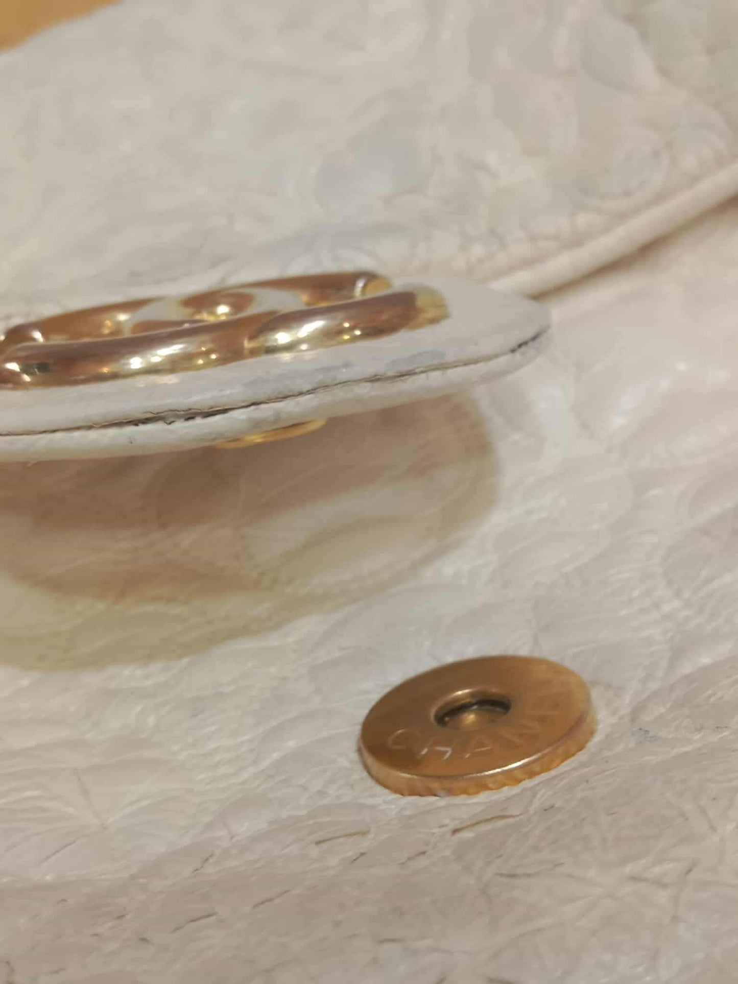 Chanel Rock in Moscow Flap Bag from the Pre-Fall Cream White Flap Bag Series 12