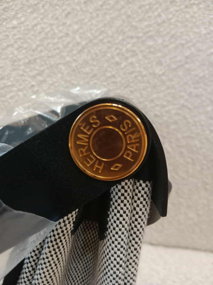 Hermes Mini Herbag Noir Stamp K 2025