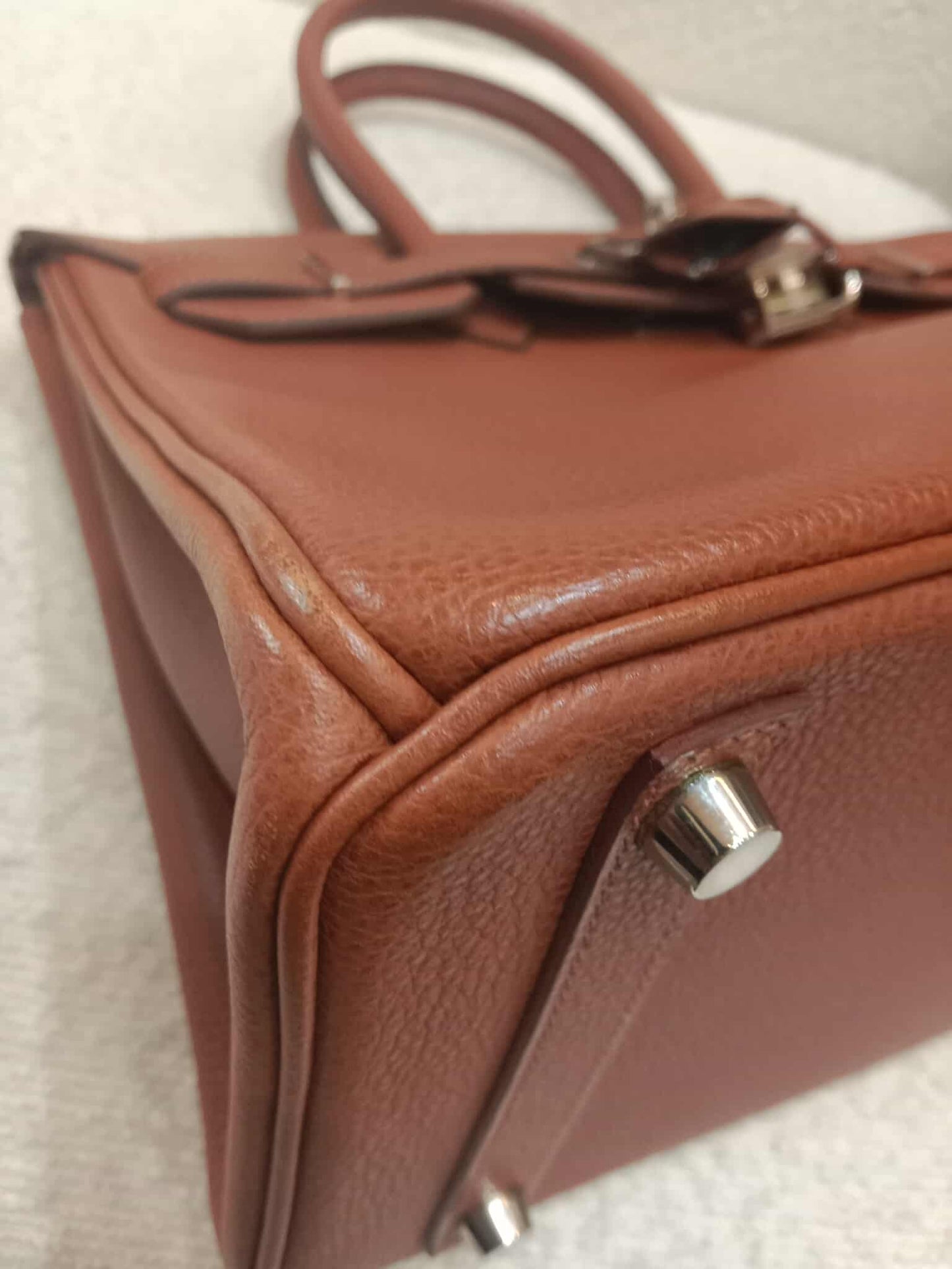 Hermes Birkin 30 Ardennes Noisette Stamp I Square 2005