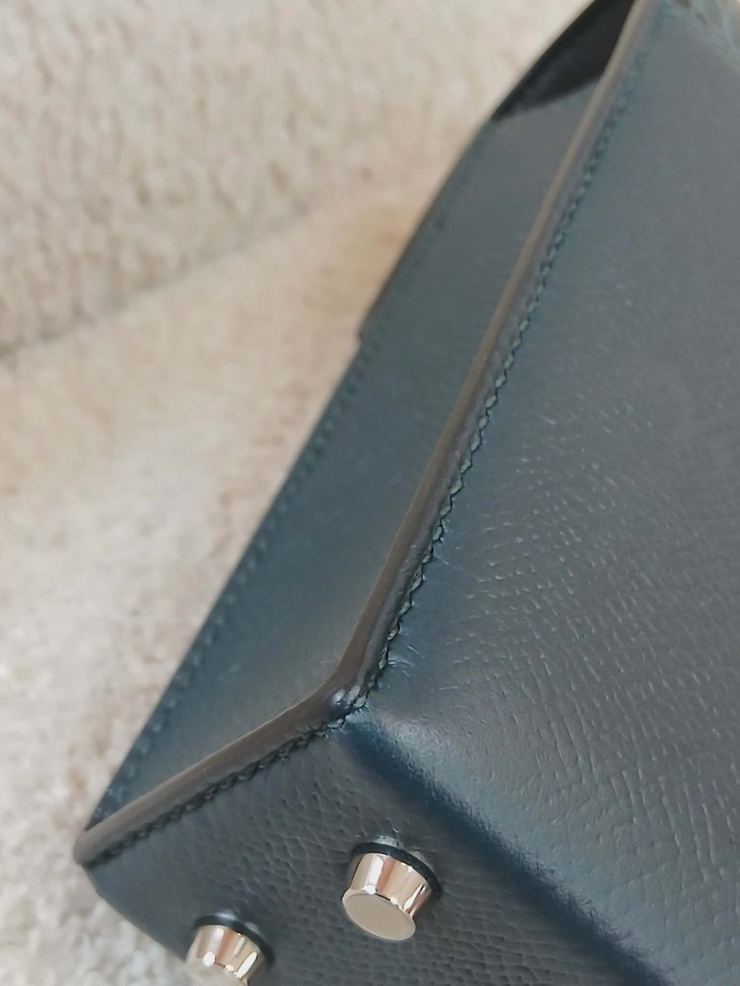 Hermes Sac Verrou Touch Chaine Mini Marquete Cypress Noir Stamp Y 2020