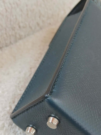 Hermes Sac Verrou Touch Chaine Mini Marquete Cypress Noir Stamp Y 2020