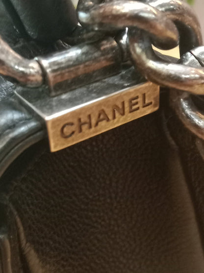 Chanel Le Boy Bag Black Caviar Small Series 23