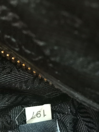 Prada Logo Jacquard Tote Corda Bruciato