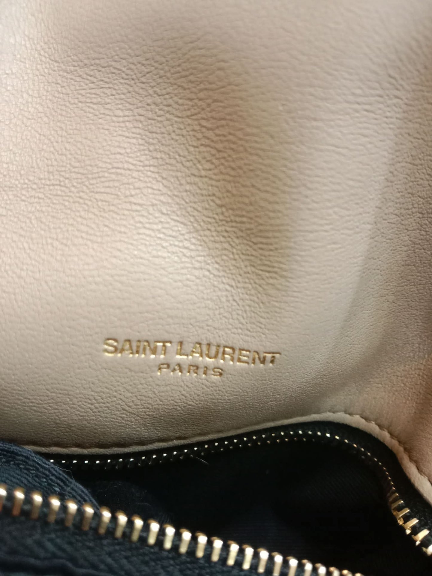 Saint Laurent Quilted Lambskin Lou Puffer Shoulder Bag