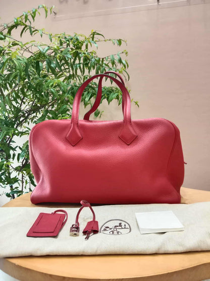Hermes Victoria 43 Clemence Red Stamp R 2014