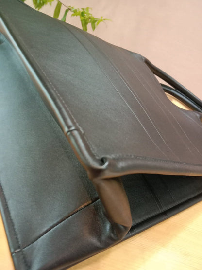 Christian Dior Book Tote Calfskin Medium Black PM