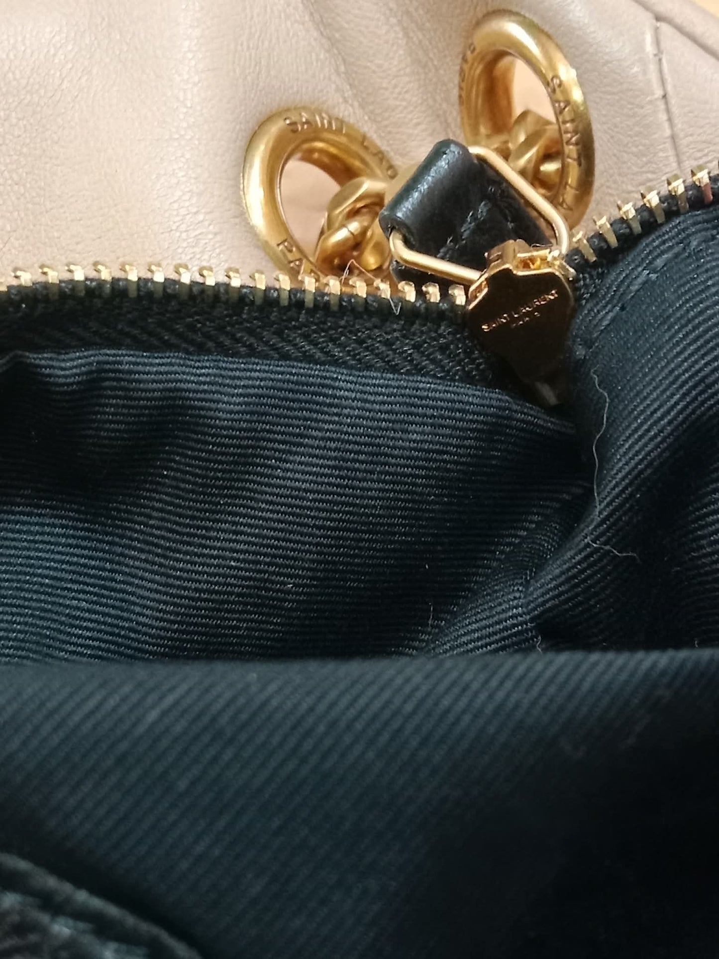 Saint Laurent Quilted Lambskin Lou Puffer Shoulder Bag