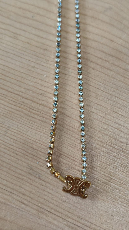 Celine Vintage Gold Necklace
