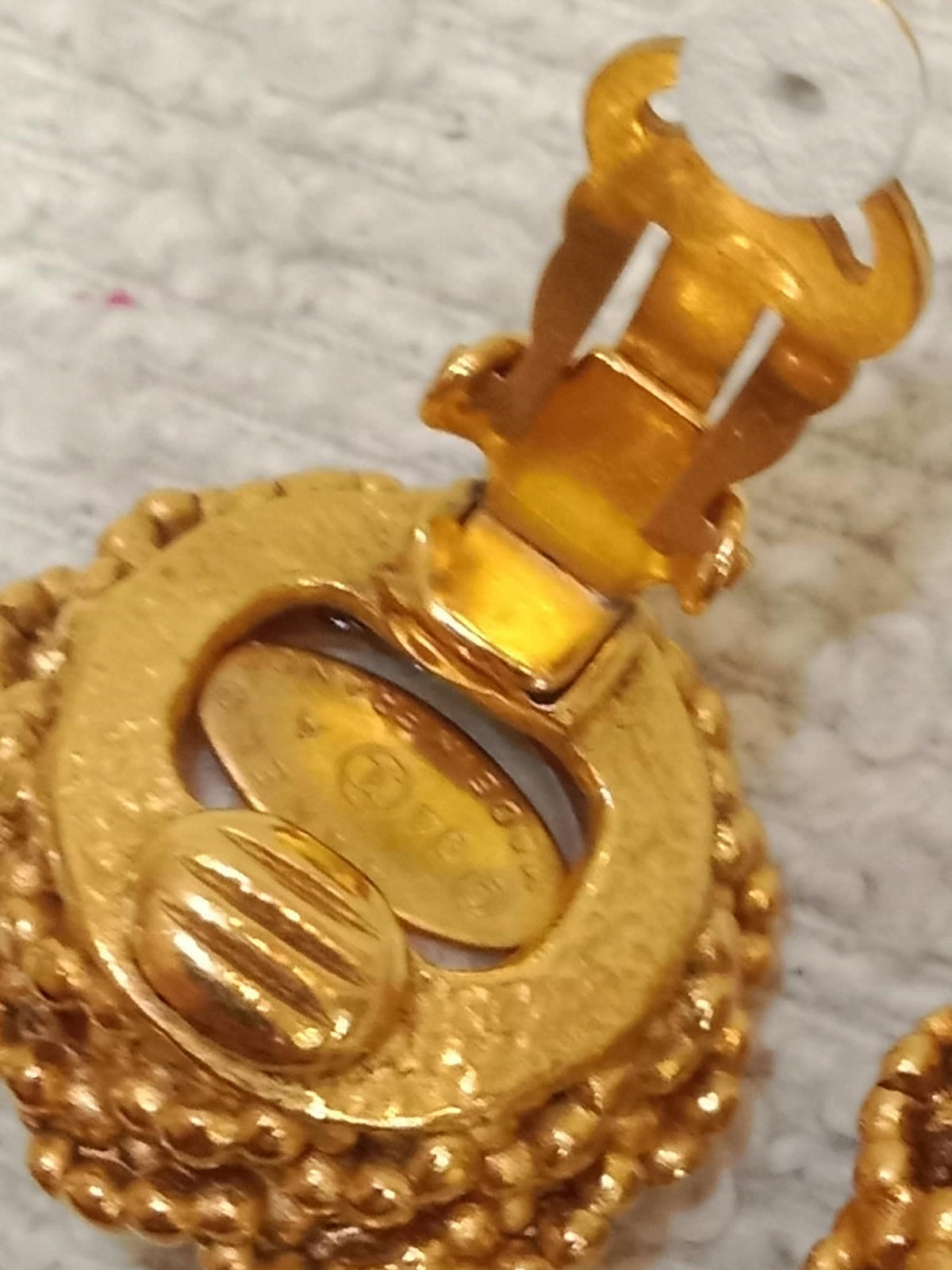 Chanel Vintage Gold-Tone Earrings 94P Collection