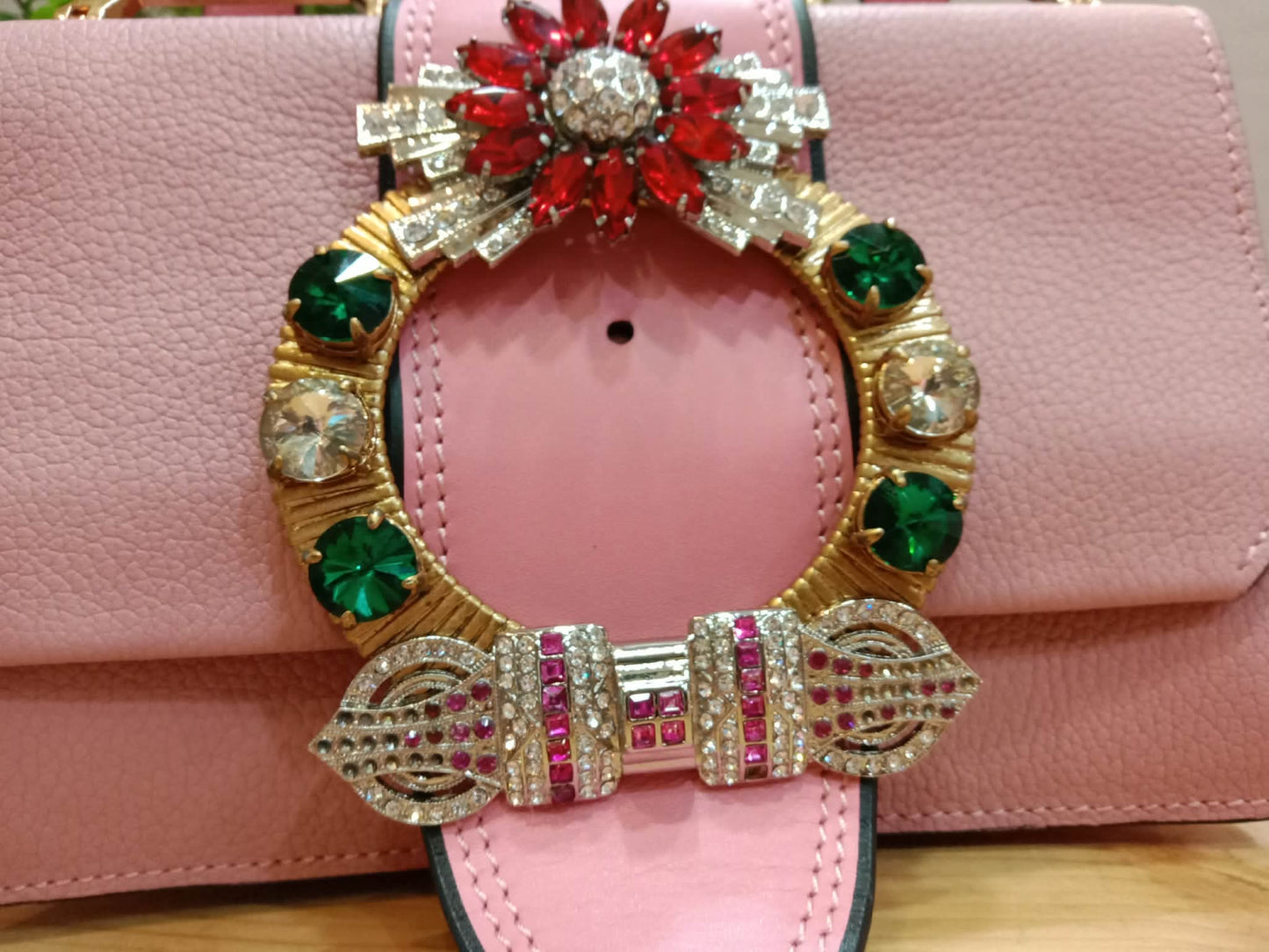 Miu Miu Lady Shoulder Bag Crafted Calfskin Pink
