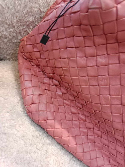 Bottega Veneta Vintage Nodini Shoulder Bag Pink