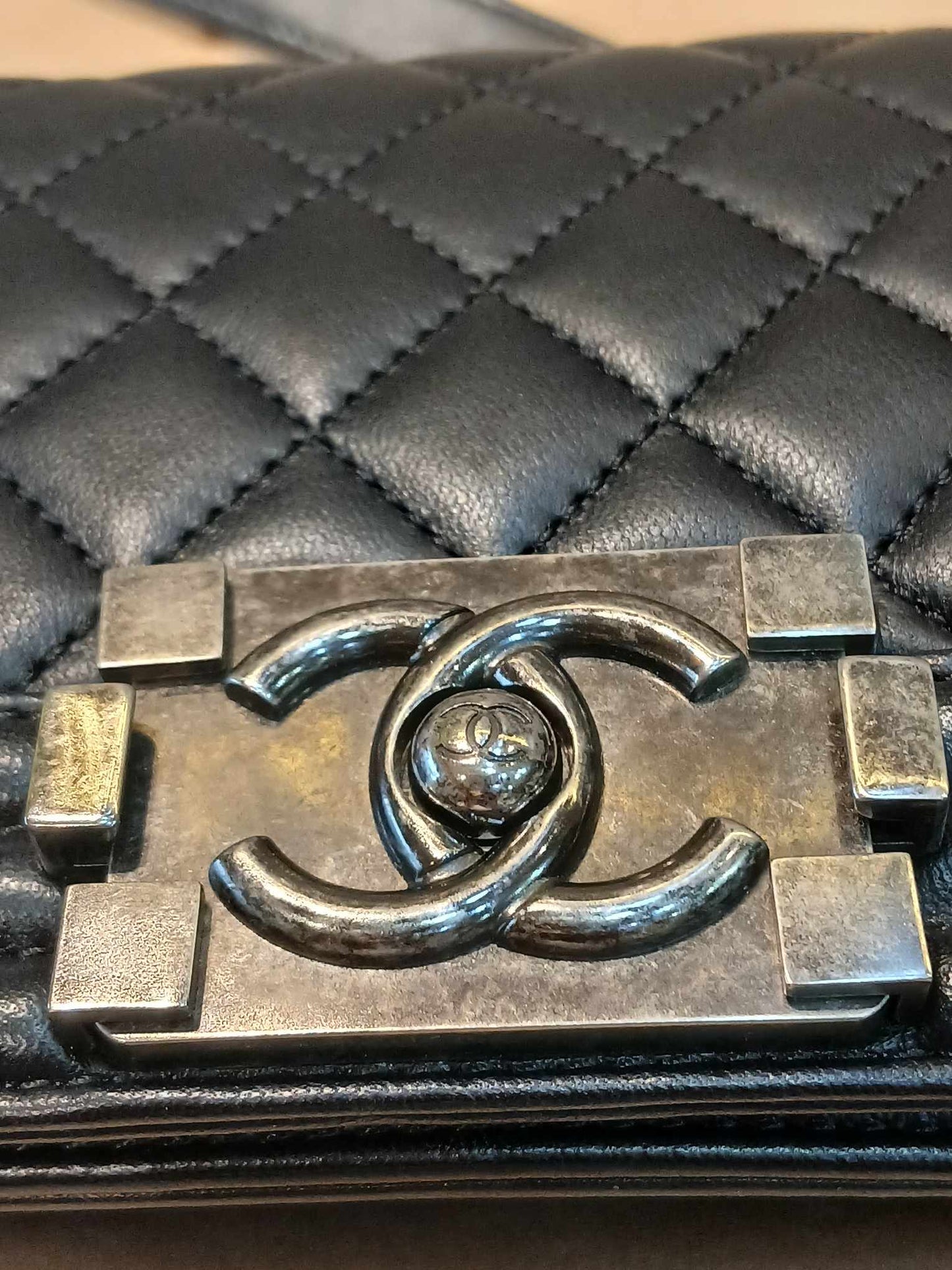Chanel Leboy Lambskin Small Black Series 23