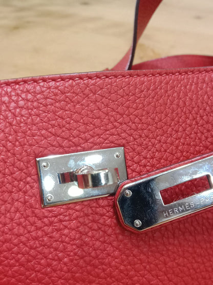 Hermes So Kelly 22 Togo Red Stamp R Square 2014